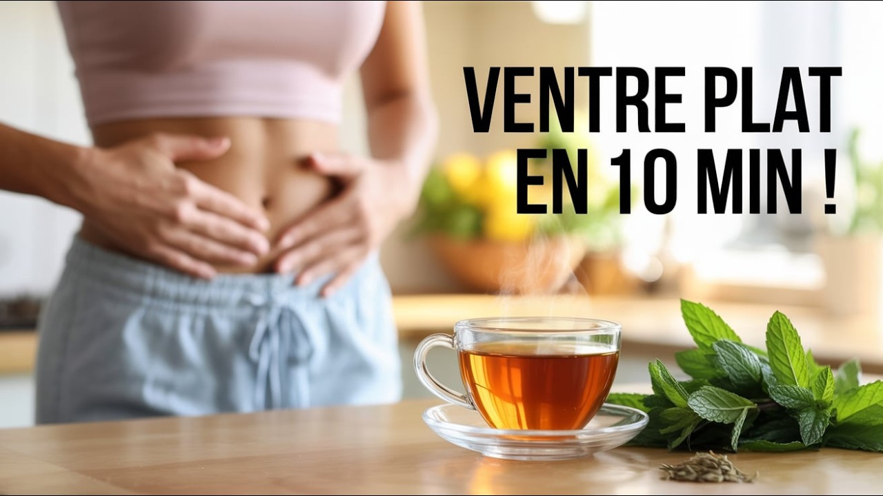 Ventre Plat : TOP 3 des Tisanes Miracles (Effet IMMÉDIAT contre Ballonnements) #Santé